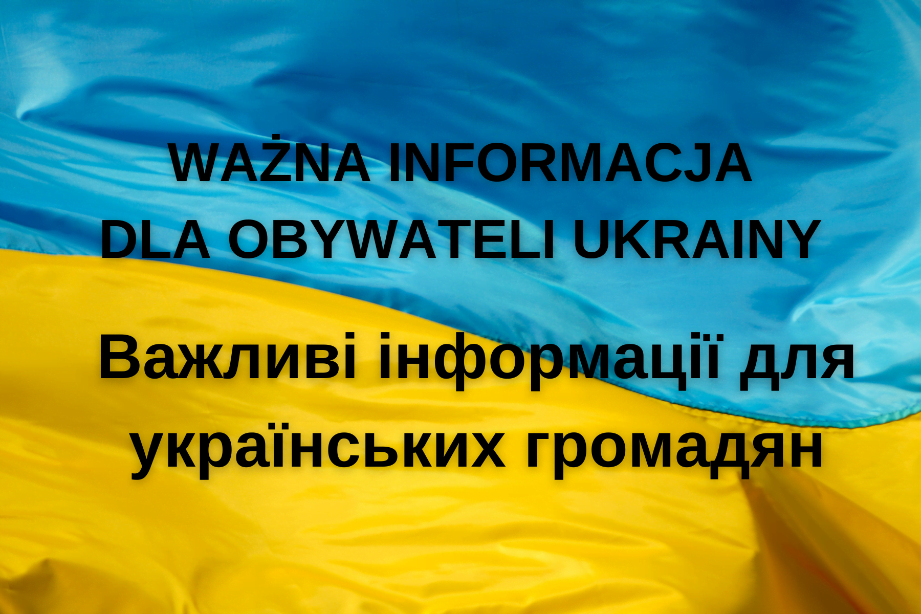 Centrum Pomocy Prawnej Im Haliny Nieć Ważna Informacja Dla Obywateli Ukrainy Важливі 6038